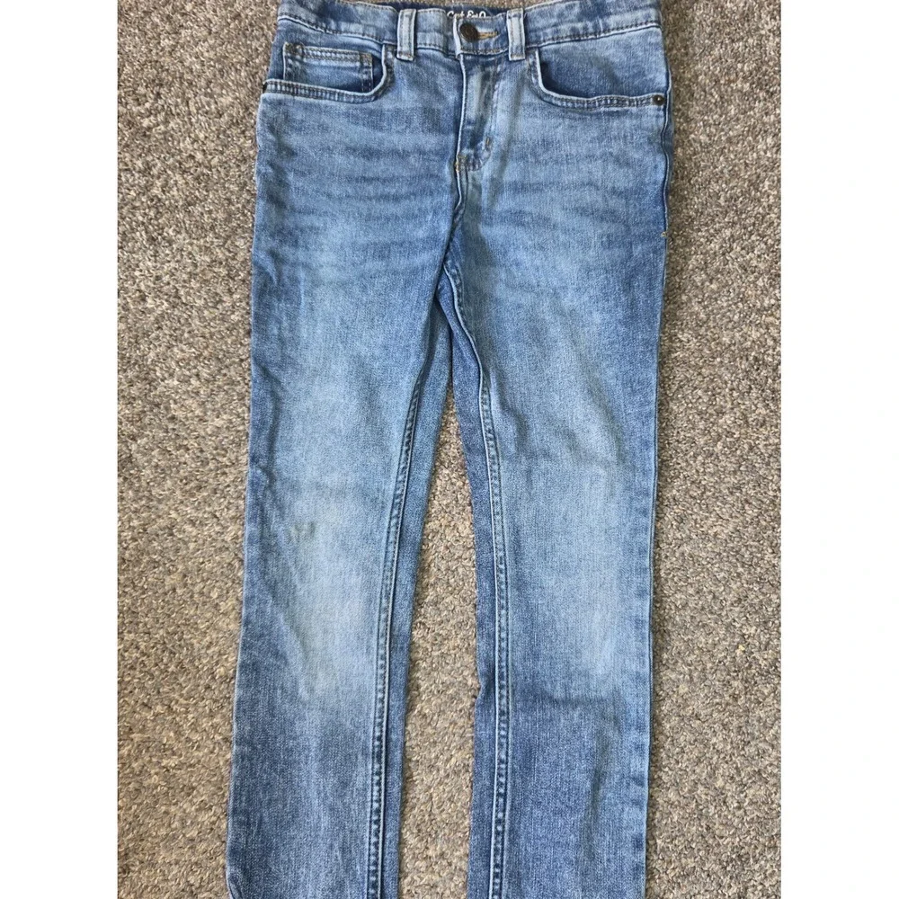 Cat & Jack Kids Skinny Super Stretch Jeans Medium Wash Blue Size 8 VN1311992